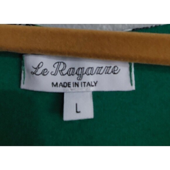 Le Ragarre Dress Women's L,made In Italy, Floral, Viscose, Silk Material,... - Picture 2 of 11